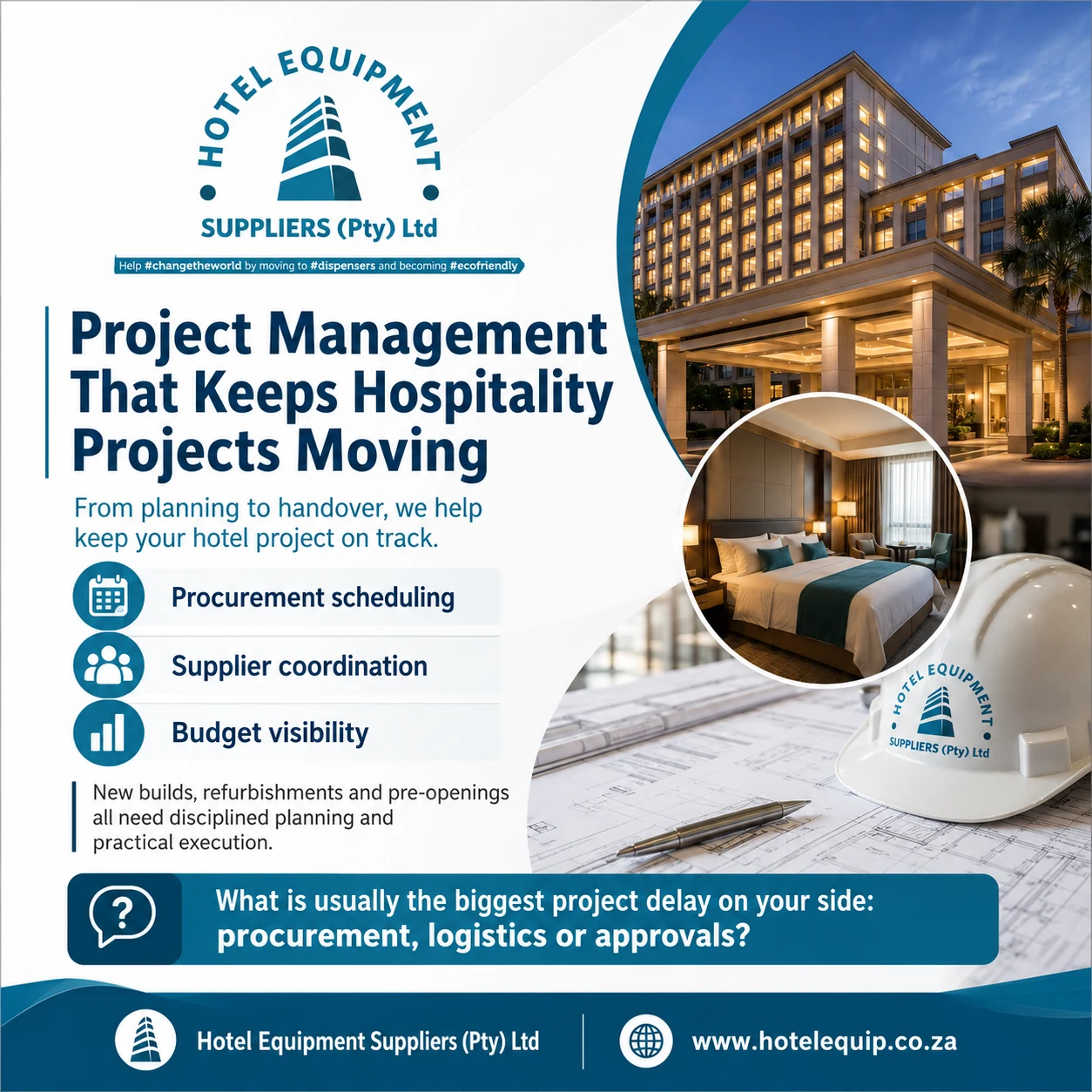 Hospitality project management campaign artwork