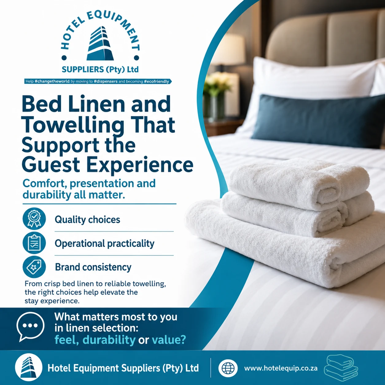 Bed linen and towelling campaign artwork