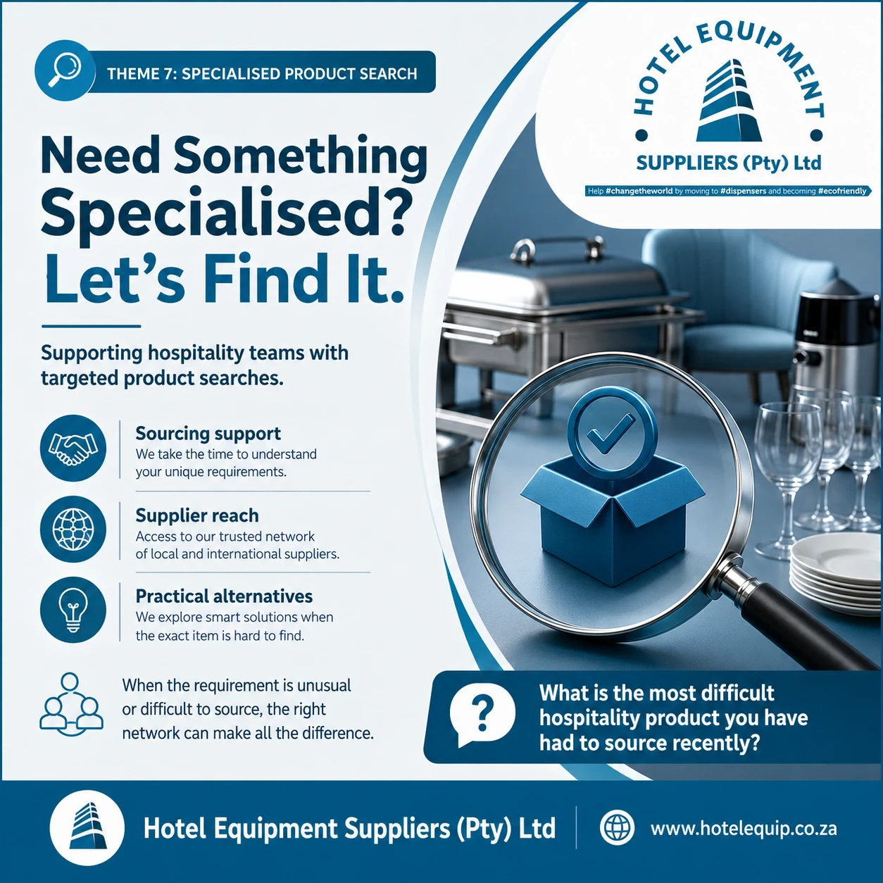 Specialised product search campaign artwork