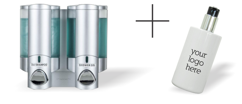 Refillable hospitality amenity dispensers